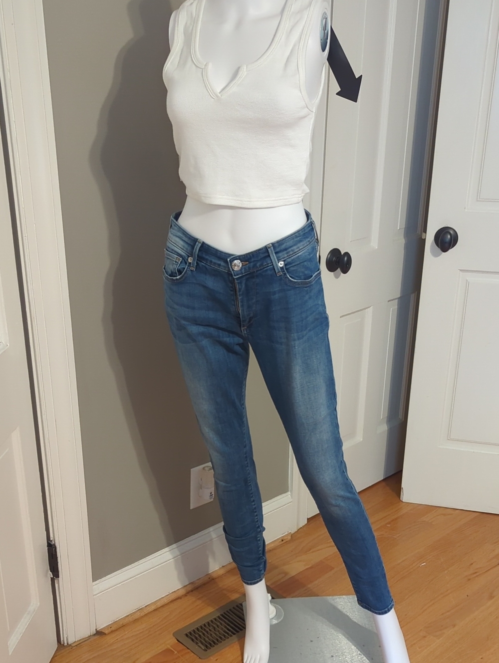True Religion Women's Blue Skinny Jeans